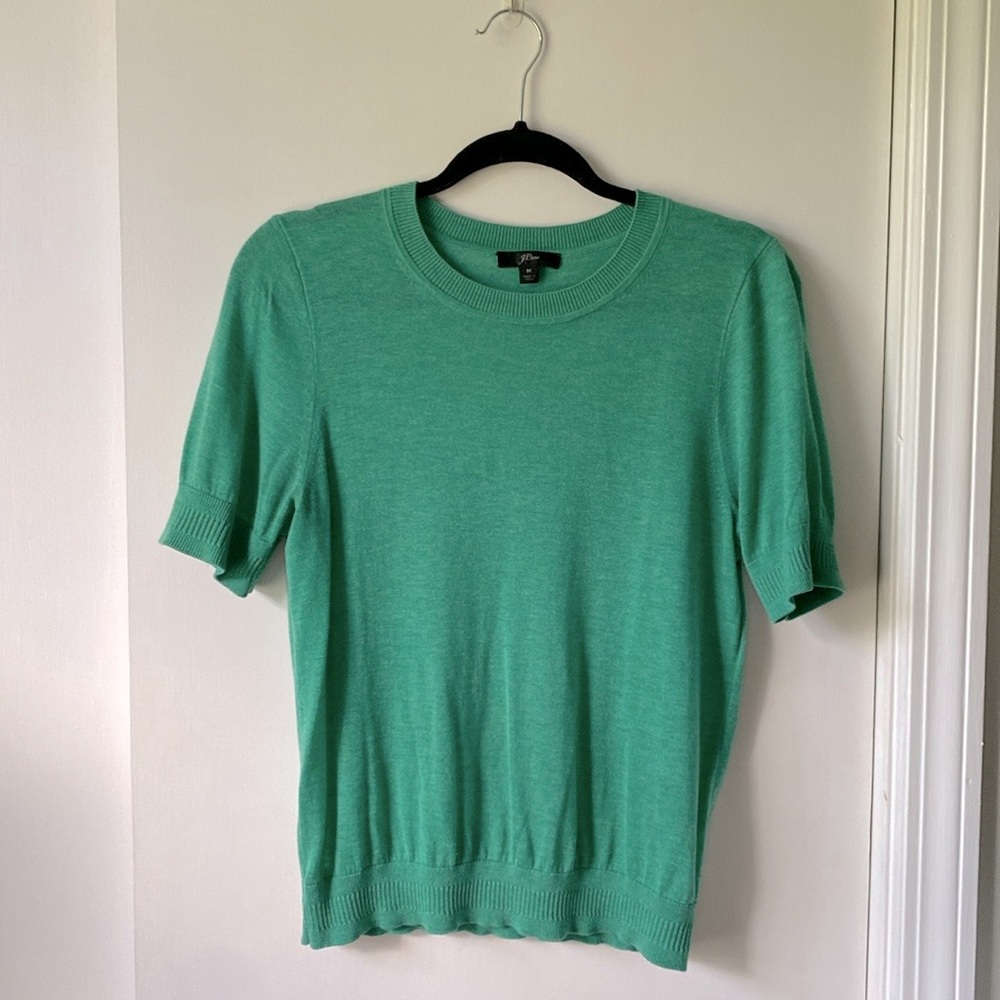 J. Crew short sleeve lightweight sweater size medium